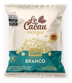 GOTA CHIPS CHOC BRANCO LECACAU 1,01KG