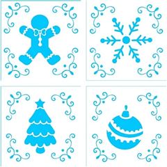 BLUESTAR KIT MINI STENCILS NATAL 2