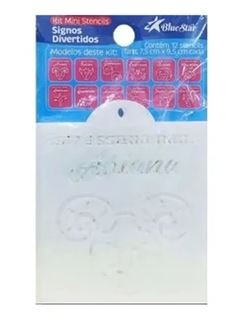 BLUESTAR KIT MINI STENCILS SIGNOS DIVERT
