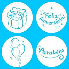 BLUESTAR KIT MINI STENCILS PARABENS