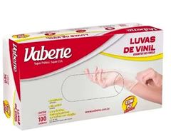 LUVA VINIL INDUSTRI C/PO G VABENE PCT100