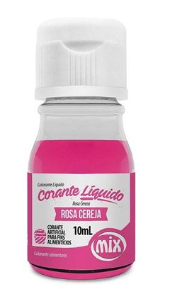MIX CORANTE LIQUIDO ROSA CEREJA 10ML