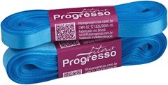 FITA CETIM SIMPLES 10MM AZUL MEDIO 10M