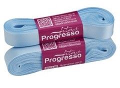 FITA CETIM SIMPLES 15MM AZUL BEBE 10M