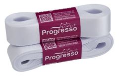 FITA CETIM SIMPLES 22MM BRANCO 10M