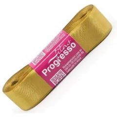 FITA CETIM SIMPLES 22MM DOURADO 10M