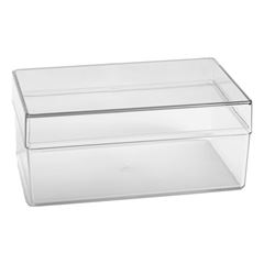 BLUESTAR CAKE BOX CR RETANGUL C/TP 1,5L