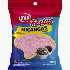 MIX CONFEITO MIÇANGA ROSA BEBÊ 100G