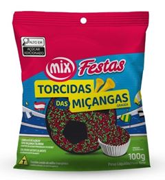 MIX CONFEITO MIÇANGA VERM E VERDE 100G
