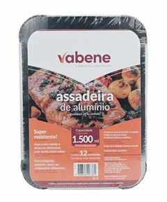 ASSADEIRA RETANGULAR C/TP VABENE 1500ML