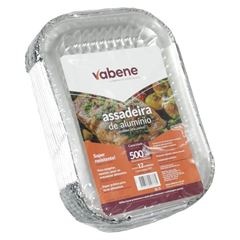 ASSADEIRA RETANGULAR C/TP VABENE 500ML