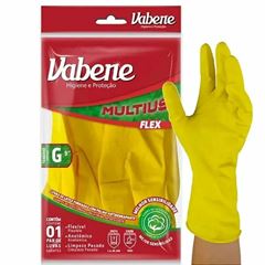 LUVA MULT LATEX G AMARELA VABENE 1PAR