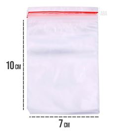 SACO ZIP N°3 7CMX10CM C/100