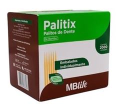 PALITO DE DENTE  BAMBU PALITIX PC/2000UN