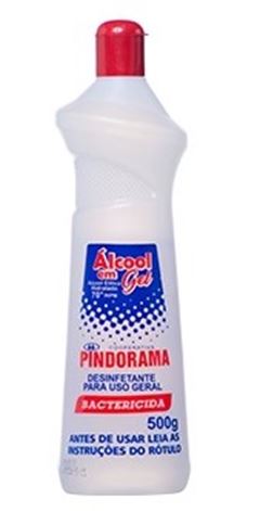 ALCOOL EM GEL 70 BACTERICIDA (12X500G) UNICA PINDORAMA