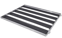 C 340100 ASSADEIRA EM ALUMINIO C/5TIRAS