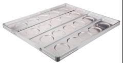 C 16012 ASSADEIRA P/HAMBURGUER 58X7 ALUMINIO