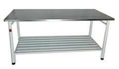 MESA IND PRATA 1900X900X900MM DESMONT