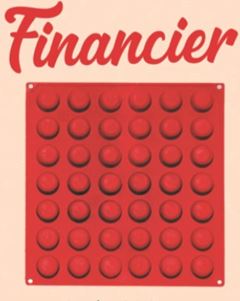 FORMA DE SILICONE MINI-FINANCIERS - 335X270 MM -