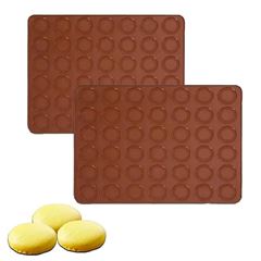 TAPETE EM SILICONE PARA MACARON - MEDINDO