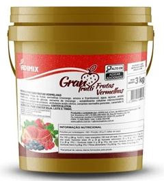 ADM RECHEIO FRUTADO FRUTAS VERMELHAS 4X3KG GRANFRUTTI