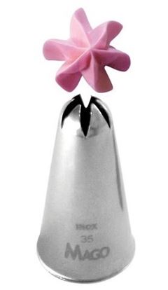 TUBO DE BICO MODELO 35 INOX PEQUENO, MAGO, PACOTE COM 01 UNIDADE