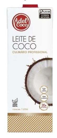 LEITE DE COCO ADELCOCO PROFISSIONAL 12X1L