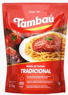 MOLHO DE TOMATE TAMBAÚ TRADICIONAL, PACOTE 1,7KG