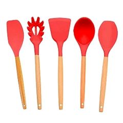 PRIMECHEF KIT UTENSILIOS SILICONE VERMELHO