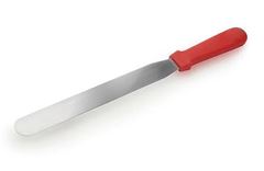 PRIMECHEF ESPATULA CONF RETA INOX  30CM  VERMELHA