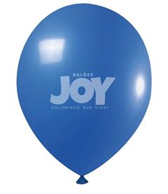 BALAO REDONDO 5 LISO AZUL ESCURO HAPPY DAY C/50