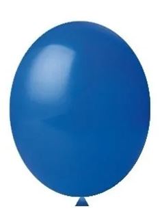 BALAO REDONDO 5 LISO AZUL ROYAL HAPPY DAY C/50