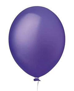 BALAO REDONDO 5 LISO LILAS HAPPY DAY C/50