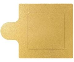 BASE DOCE QUADRADO OURO 6CM 10X20