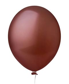 BALAO REDONDO 5 LISO MARROM HAPPY DAY C/50