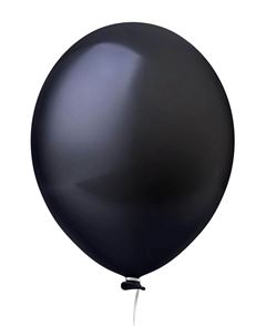 BALAO REDONDO 5 LISO PRETO HAPPY DAY C/50