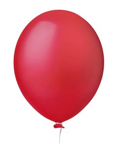 BALAO REDONDO 5 LISO VERMELHO RUBI HAPPY DAY C/50