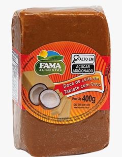 DOCE DE LEITE C/COCO FAMA TABLETE 400G