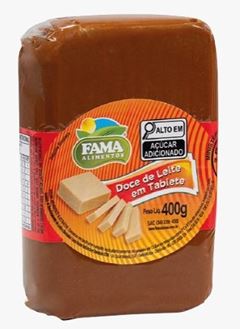 DOCE DE LEITE  FAMA TABLETE 400G