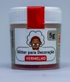 VOVODELI GLITTER DECORACAO VERMELHO 5G