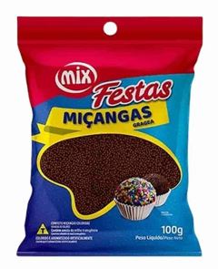 MIX CONFEITO MIÇANGA PRETO 100G