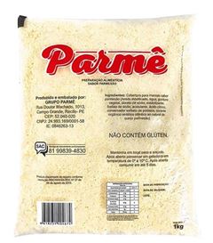 PREPARACAO ALIMENTICIA SABOR PARMESAO 1KG