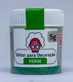 VOVODELI GLITTER DECORACAO VERDE 5G