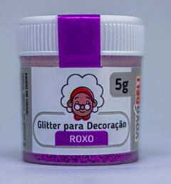 VOVODELI GLITTER DECORACAO ROXO 5G