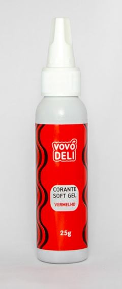 VOVODELI CORANTE SOFTGEL VERMELHO 25G