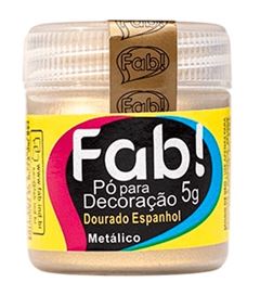 FAB PO P/ DECORACAO DOURADO ESPANHOL 5G