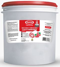 RECHEIO SABOR MORANGO AUREA 4KG