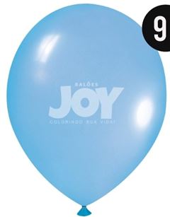 BALAO 9 PARTY AZUL CLARO JOY C/50UN