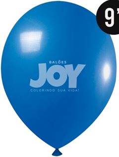 BALAO 9 PARTY AZUL COBALTO JOY C/50UN
