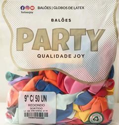 BALAO 9 PARTY SORTIDO JOY C/50UN